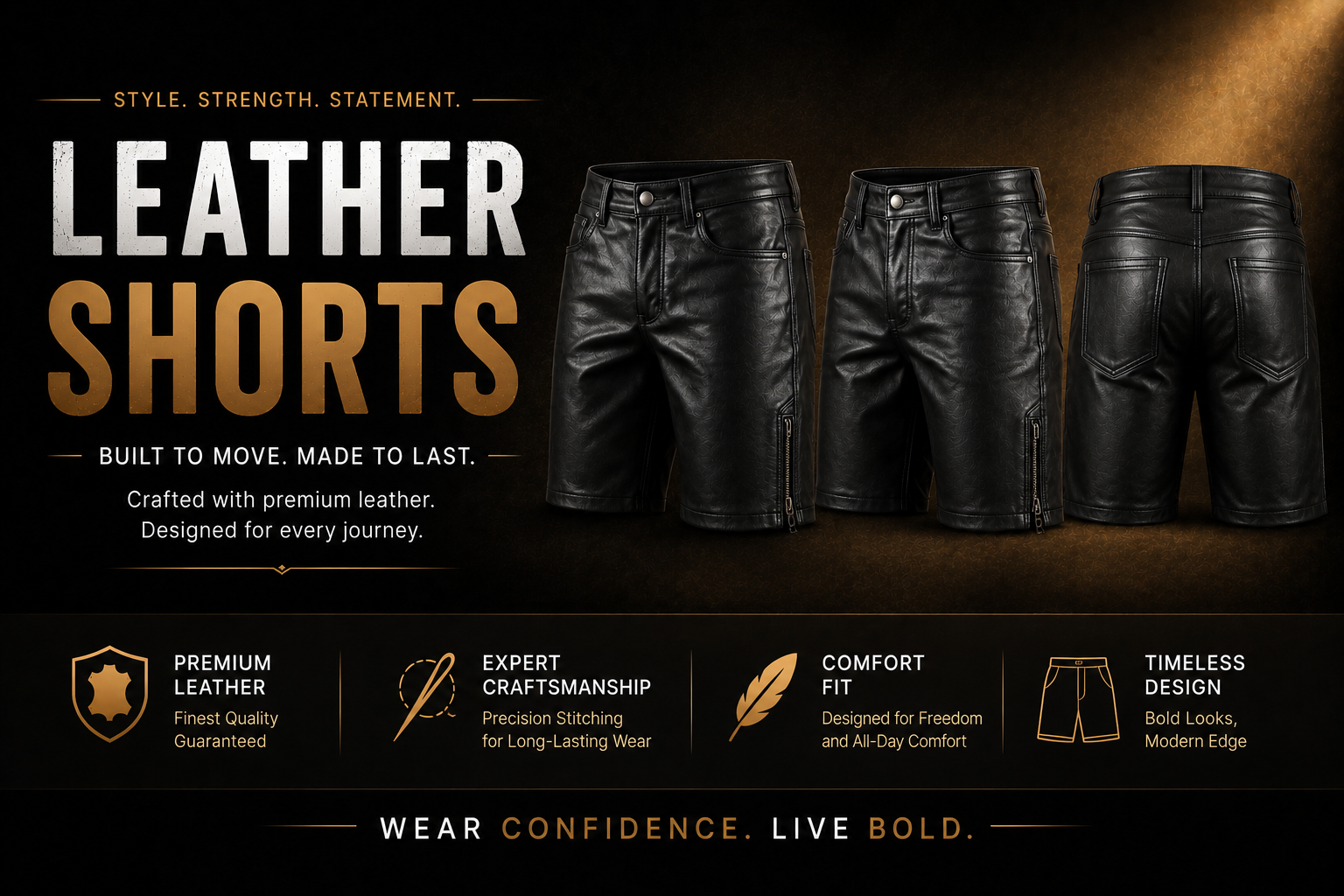 Leather Shorts